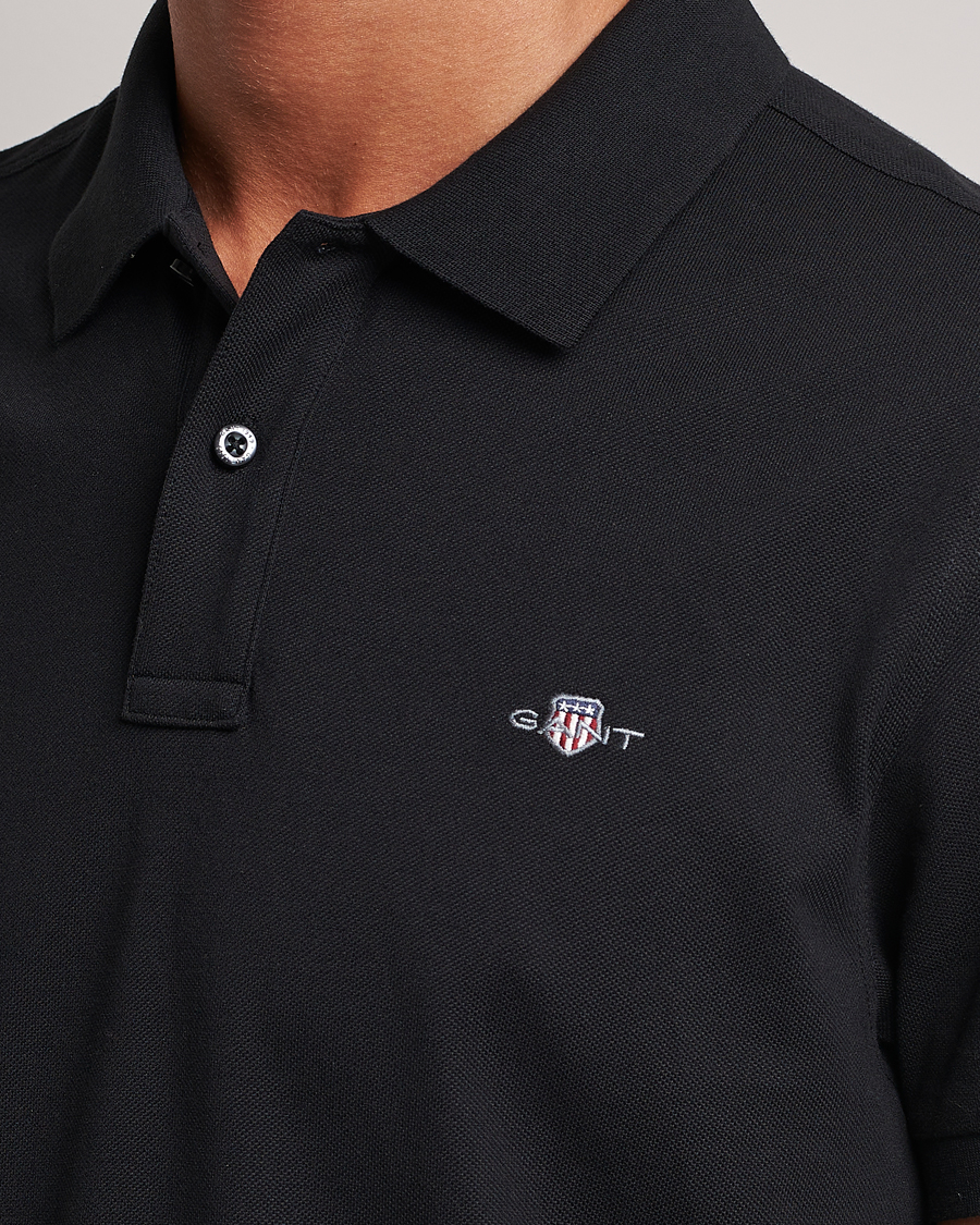 Men | Polo Shirts | Gant | The Original Polo Black