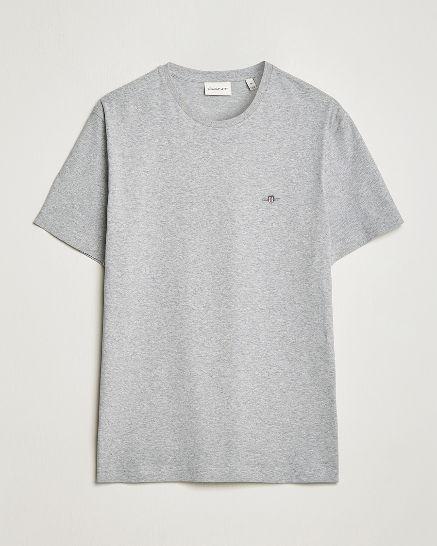 Men |  | GANT | The Original Solid T-Shirt Grey Melange