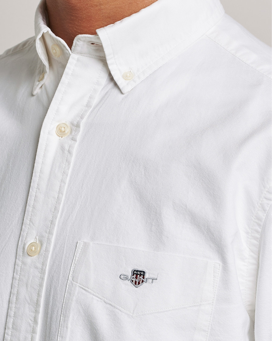 Men | Shirts | GANT | Regular Fit Oxford Shirt White