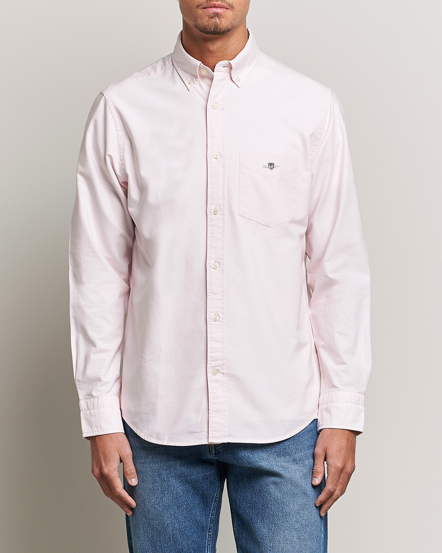 Men | What's new | GANT | Regular Fit Oxford Shirt Light Pink