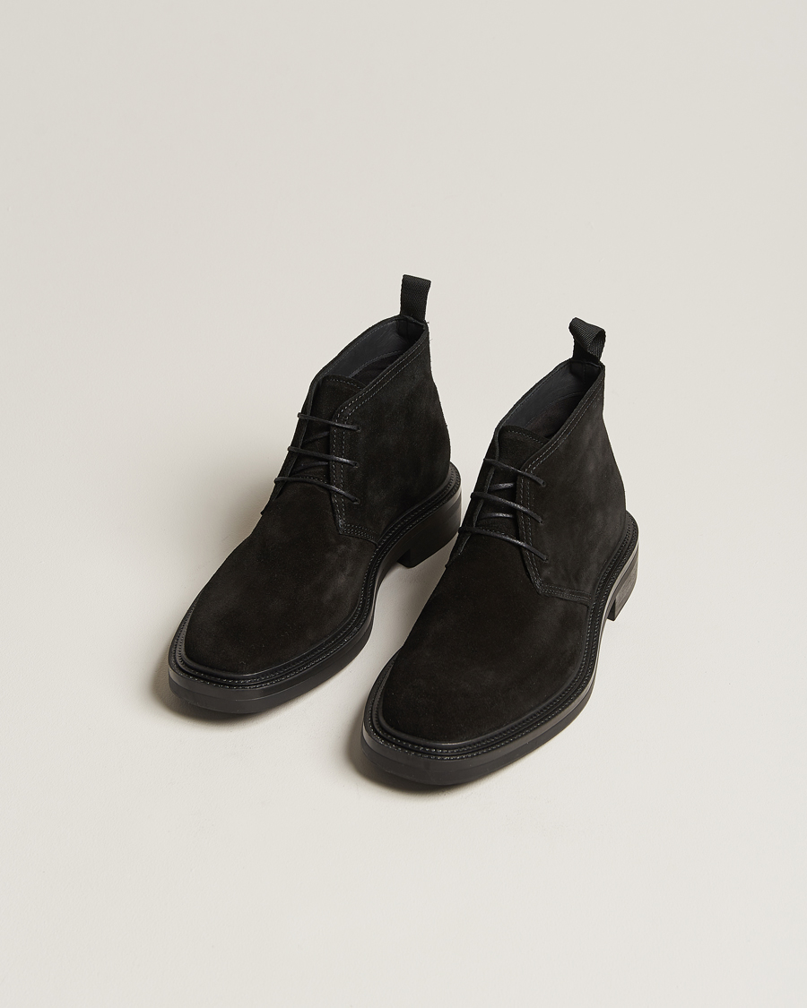 Men | Boots | GANT | Fairwyn Suede Chukka Boot Black
