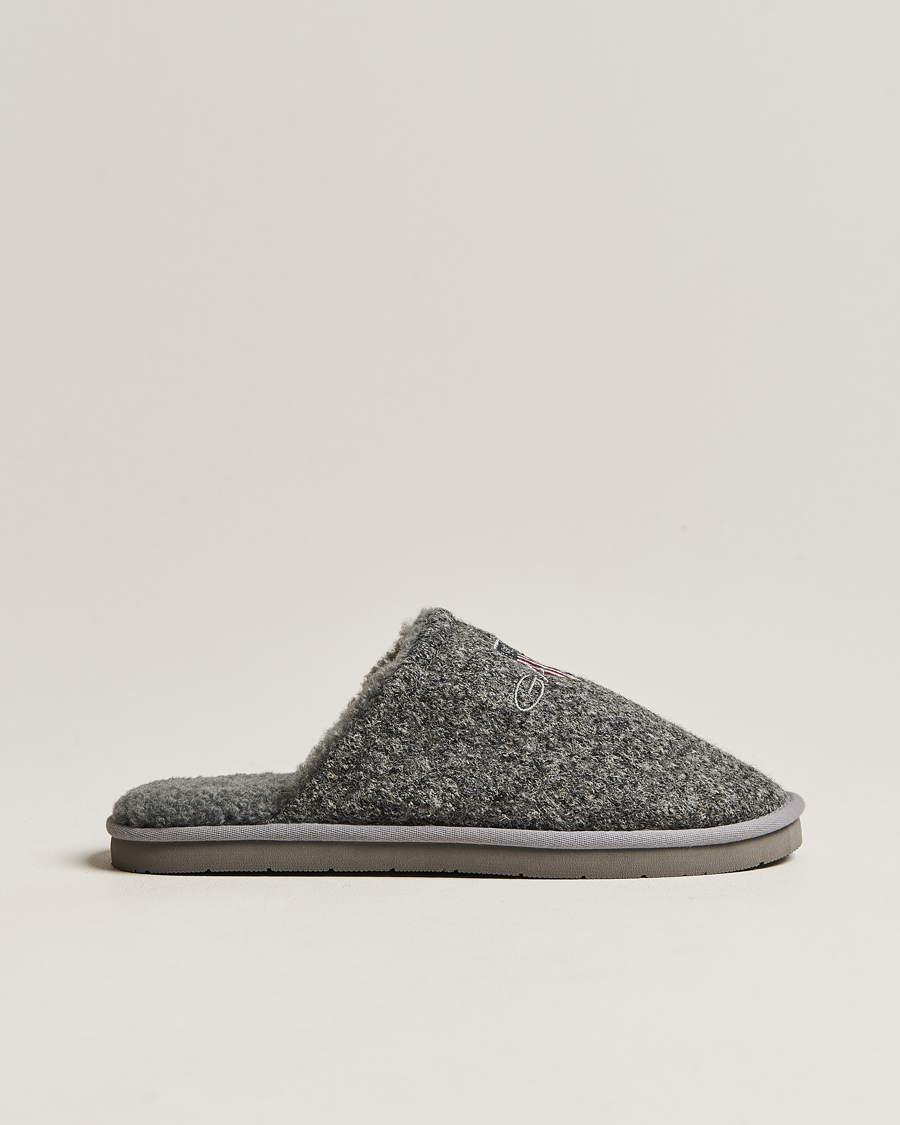 Men | GANT Tamaware Terry Slippers Grey | GANT | Tamaware Terry Slippers Grey
