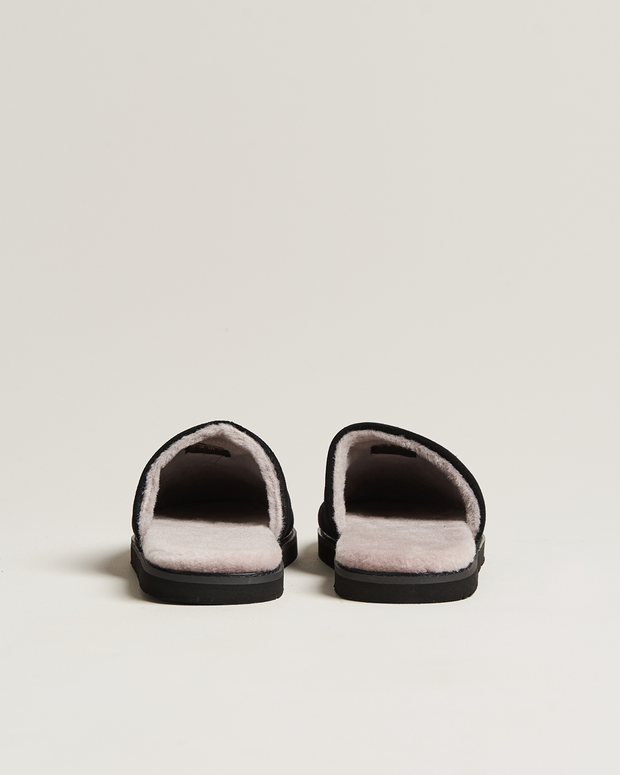 Men | GANT Tamaware Suede Slippers Black | GANT | Tamaware Suede Slippers Black