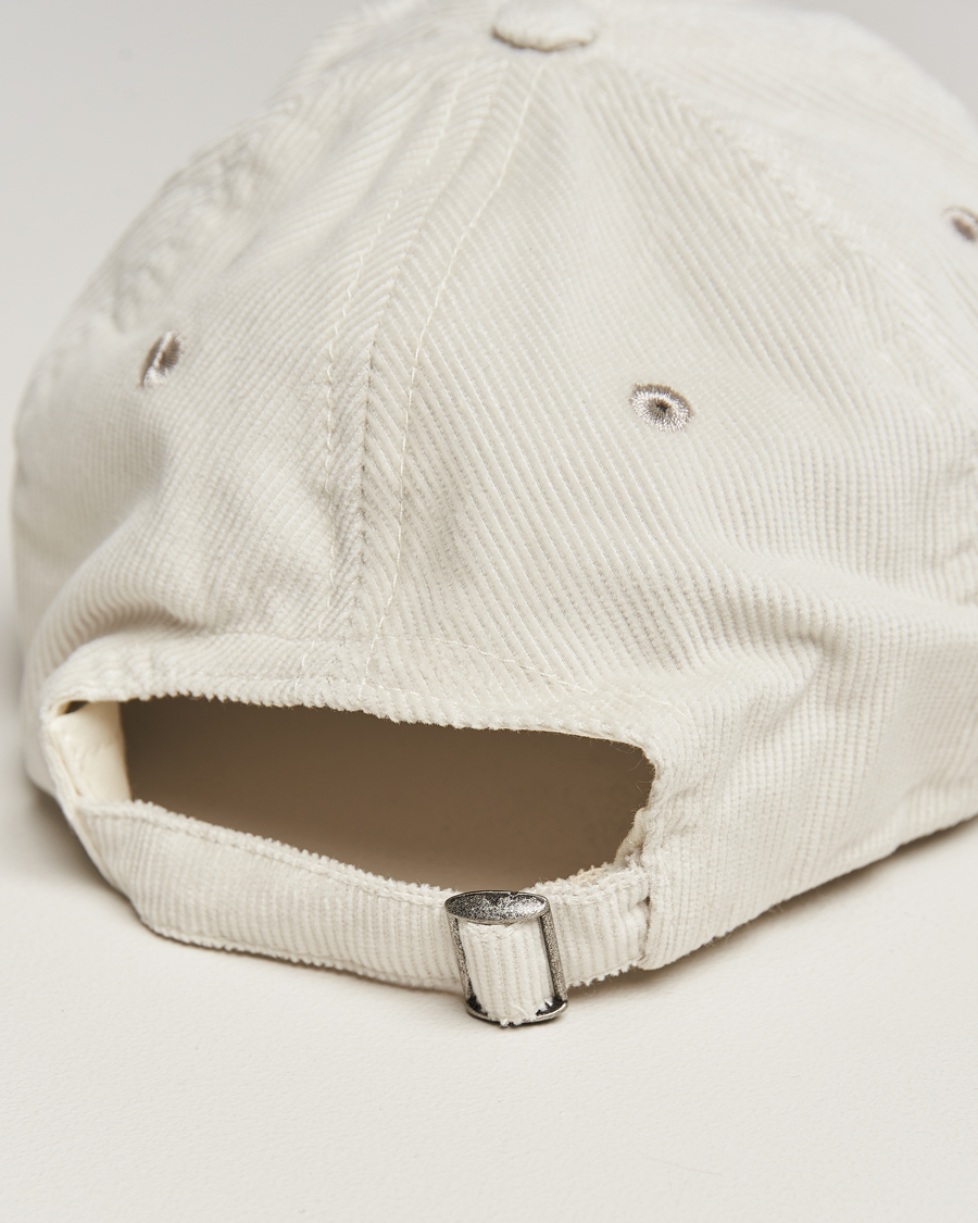 Men | Drake's Square Font Cord Baseball Cap Silver Grey | Drake's | Square Font Cord Baseball Cap Silver Grey