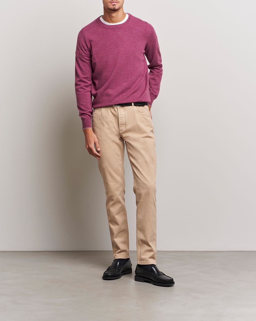 Men | Trousers | Brunello Cucinelli | Traditional Fit 5-Pocket Pants Beige