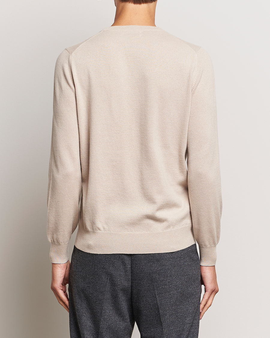 Men | Sweaters & Knitwear | Brunello Cucinelli | 2 Ply Cashmere Pullover Beige