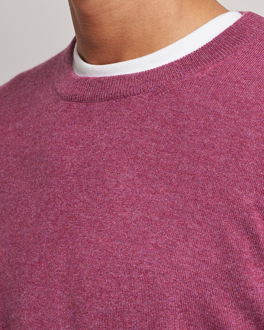Men | Sweaters & Knitwear | Brunello Cucinelli | 2 Ply Cashmere Pullover Burgundy