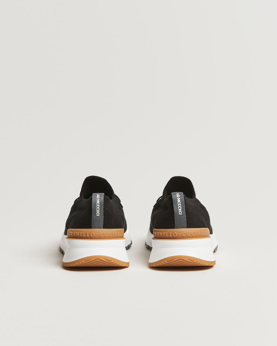 Men | Brunello Cucinelli Flannel Running Sneakers Black | Brunello Cucinelli | Flannel Running Sneakers Black