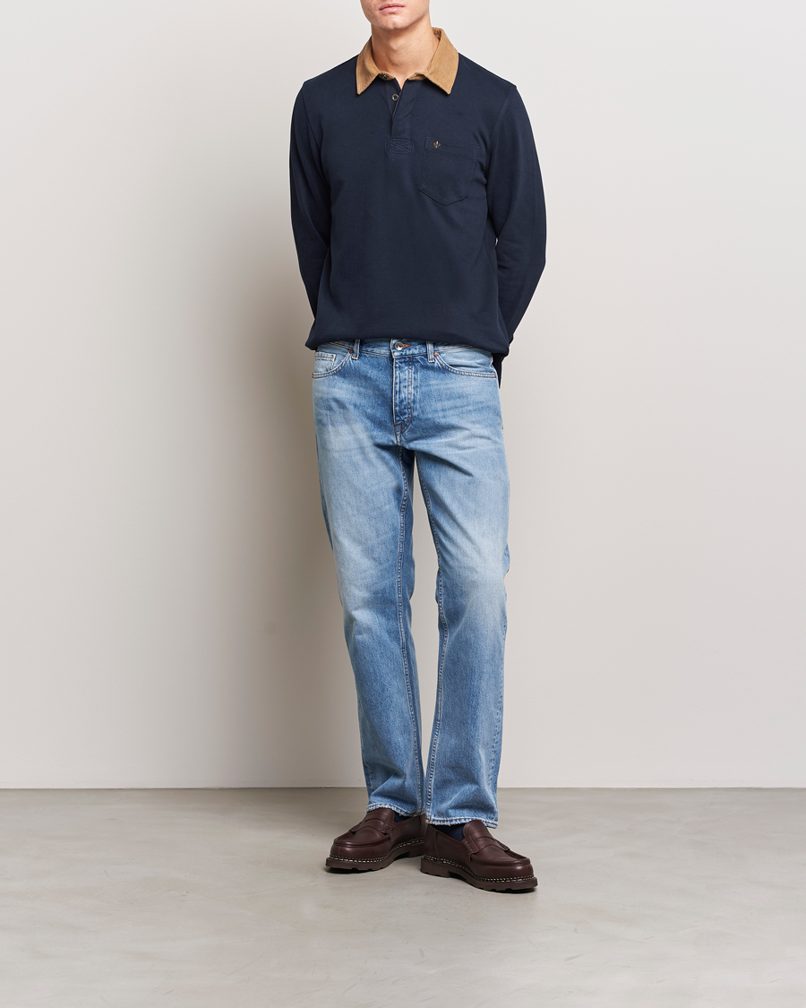 Men | Sweaters & Knitwear | Morris | Harlow Rugger Old Blue