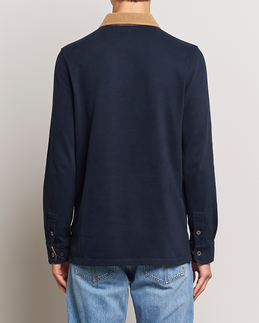 Men | Sweaters & Knitwear | Morris | Harlow Rugger Old Blue