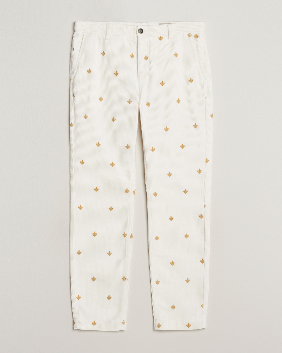 Men | Trousers | Morris | Jeffrey Cord Club Chino Off White