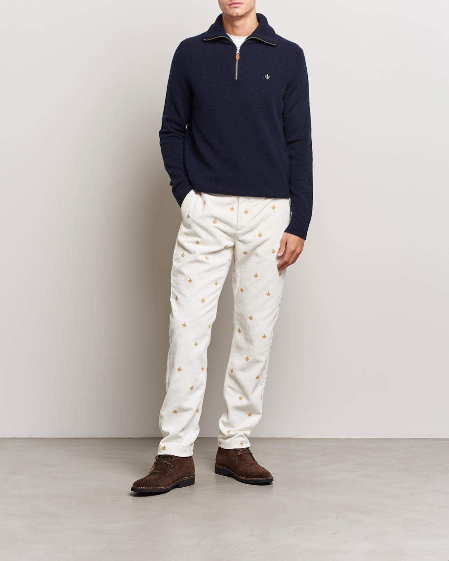 Men | Trousers | Morris | Jeffrey Cord Club Chino Off White