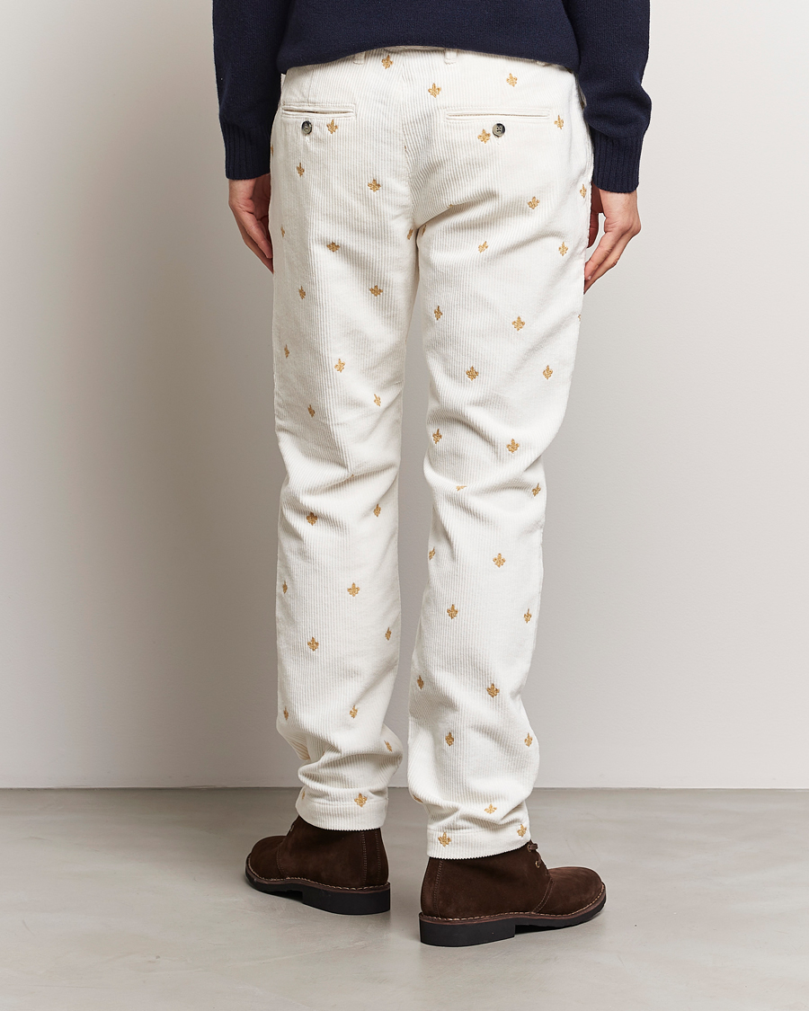 Men | Trousers | Morris | Jeffrey Cord Club Chino Off White