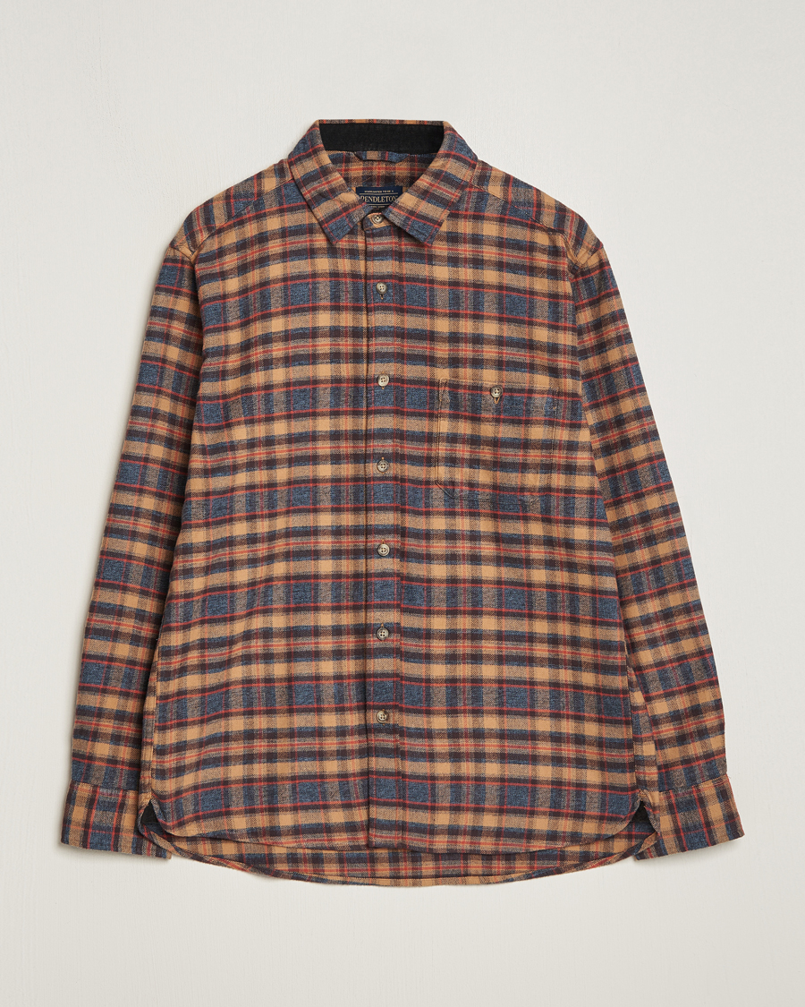 Men | Shirts | Pendleton | Fremont Flannel Shirt Brown/Black