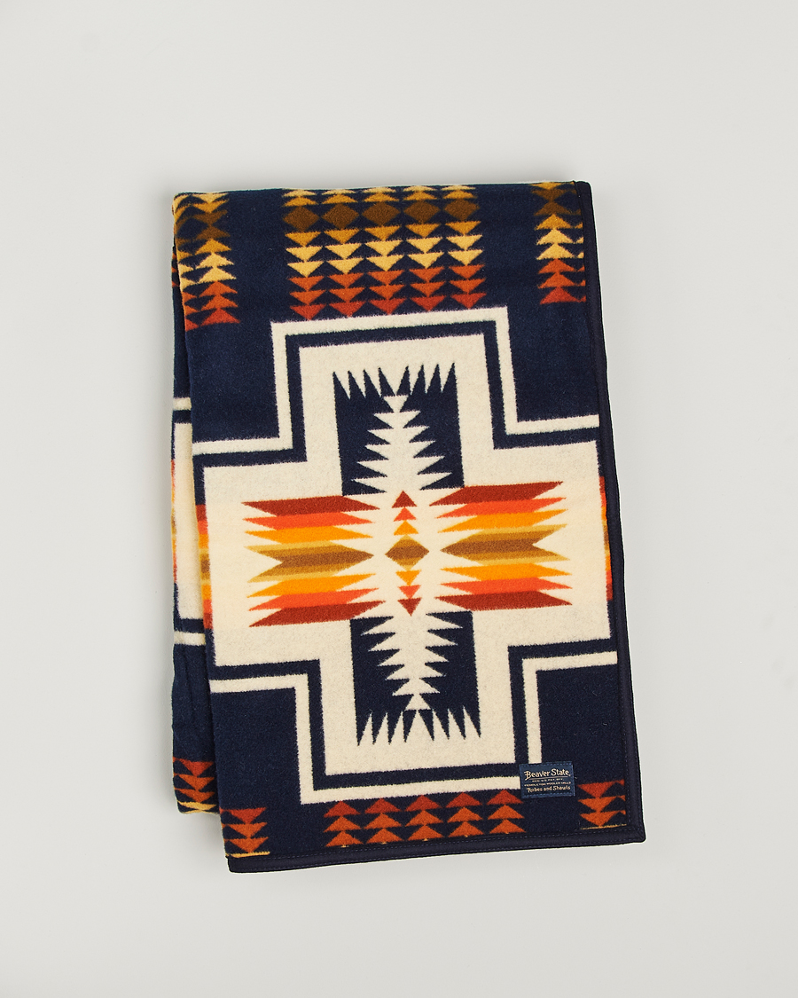 Men | Pendleton Jacquard Blanket Harding Navy | Pendleton | Jacquard Blanket Harding Navy