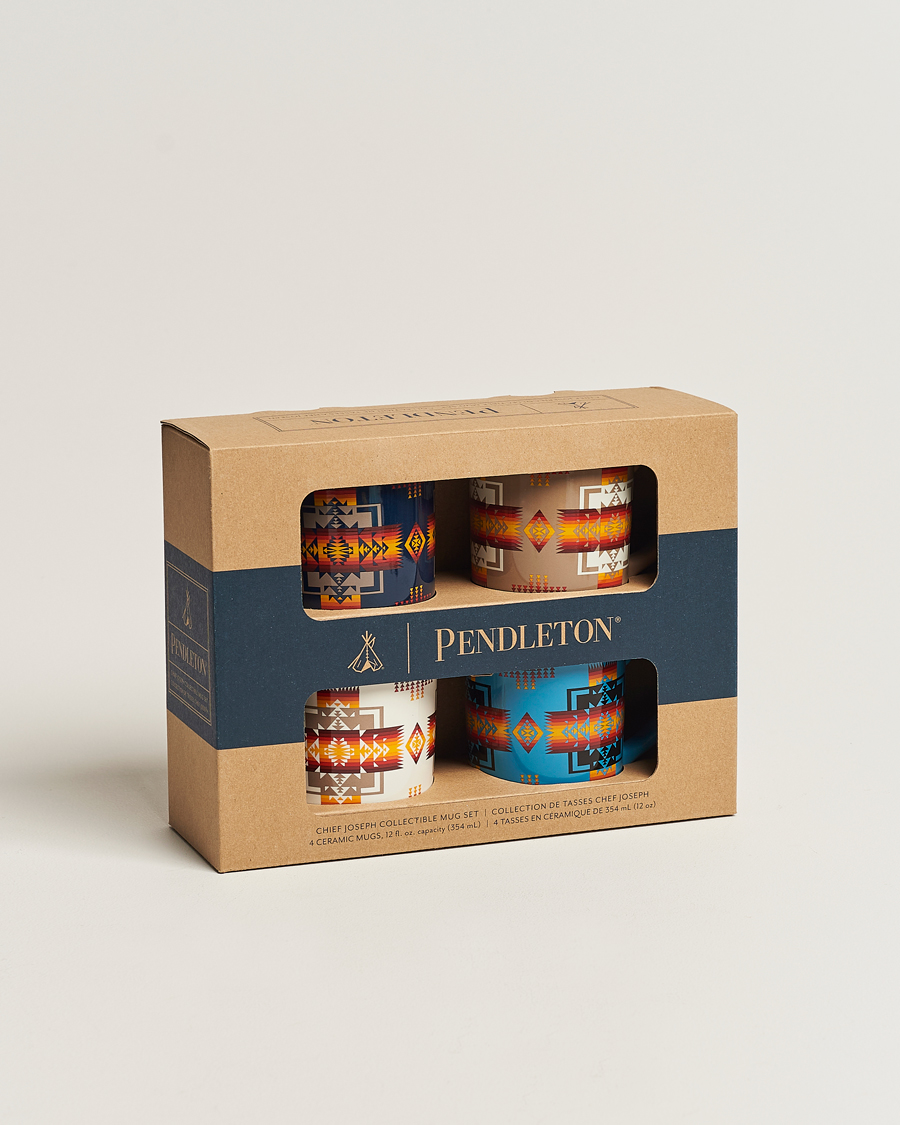 Men | Pendleton Ceramic Mug Set 4-Pack Chief Joseph Mix | Pendleton | Ceramic Mug Set 4-Pack Chief Joseph Mix