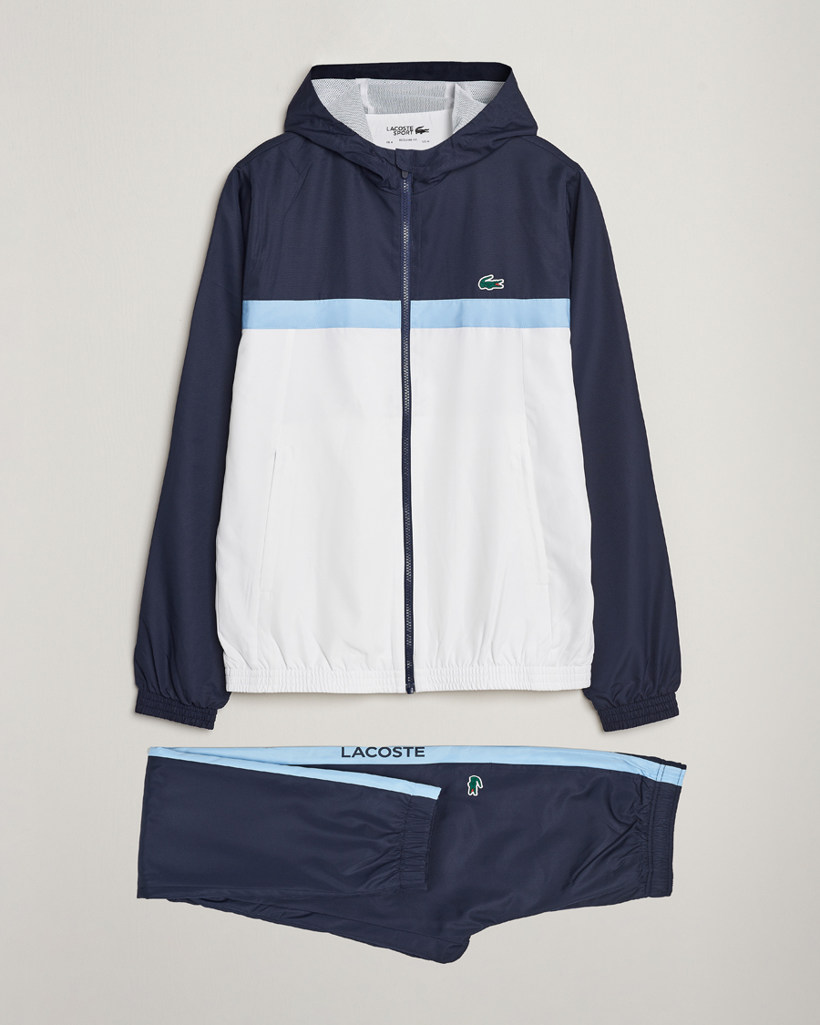 Men | Trousers | Lacoste Sport | Tennis Tracksuit Set Navy/Blue/White