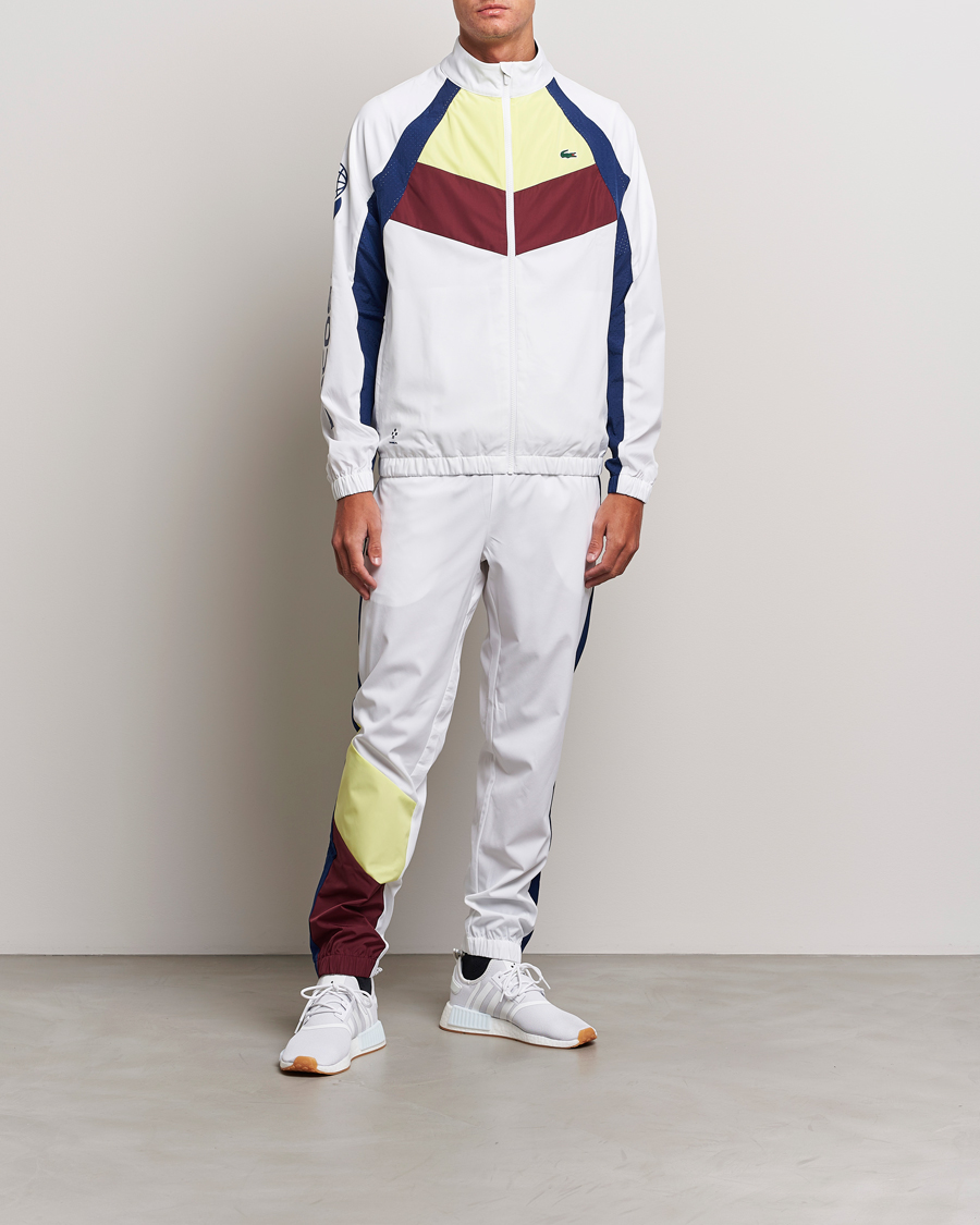 Men | Trousers | Lacoste Sport | Retro Tennis Tracksuit Set White Multi