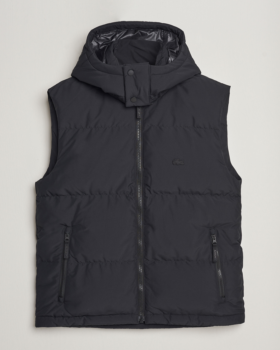 Men | Coats & Jackets | Lacoste | Puffer Down Vest Black