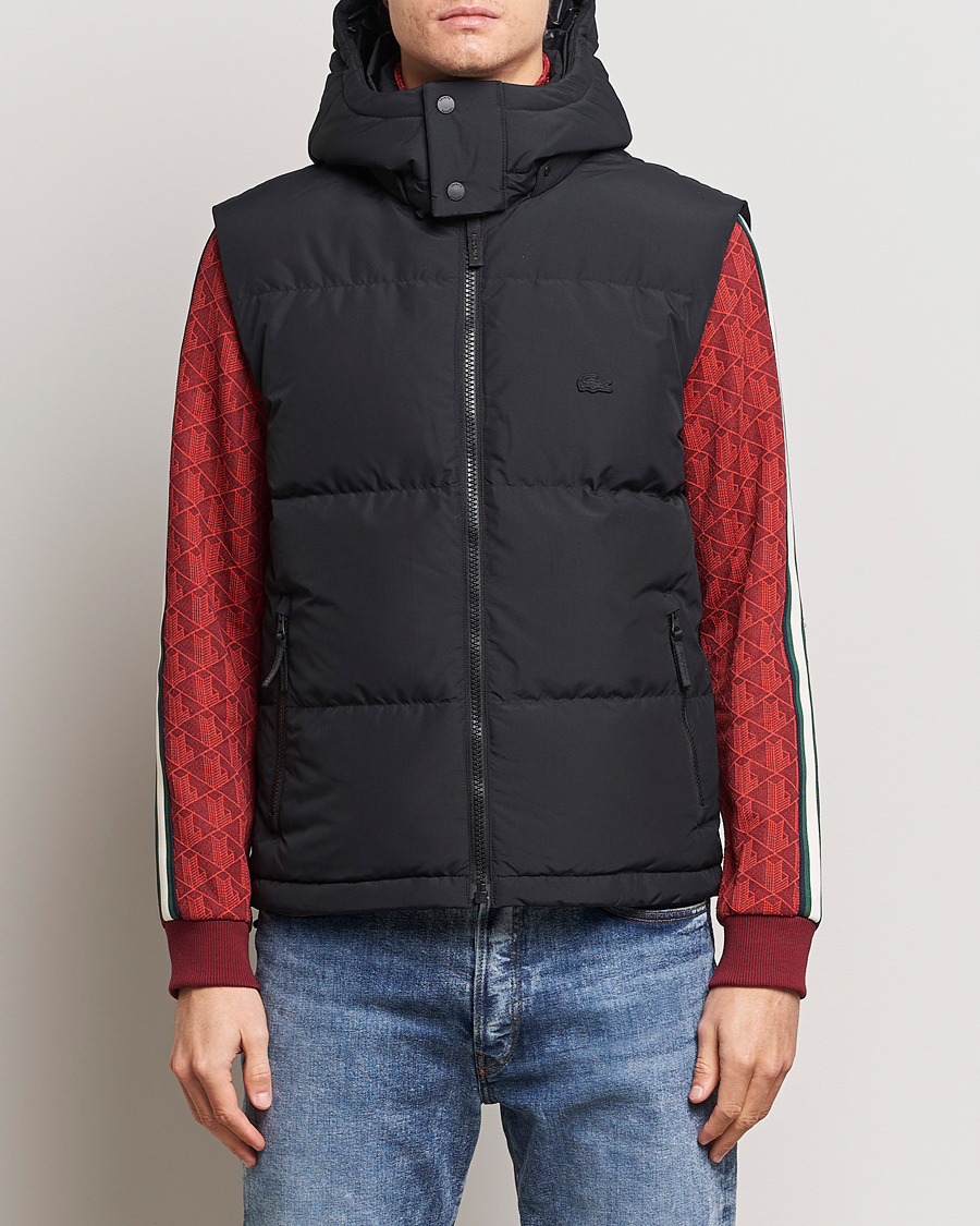 Men | Coats & Jackets | Lacoste | Puffer Down Vest Black