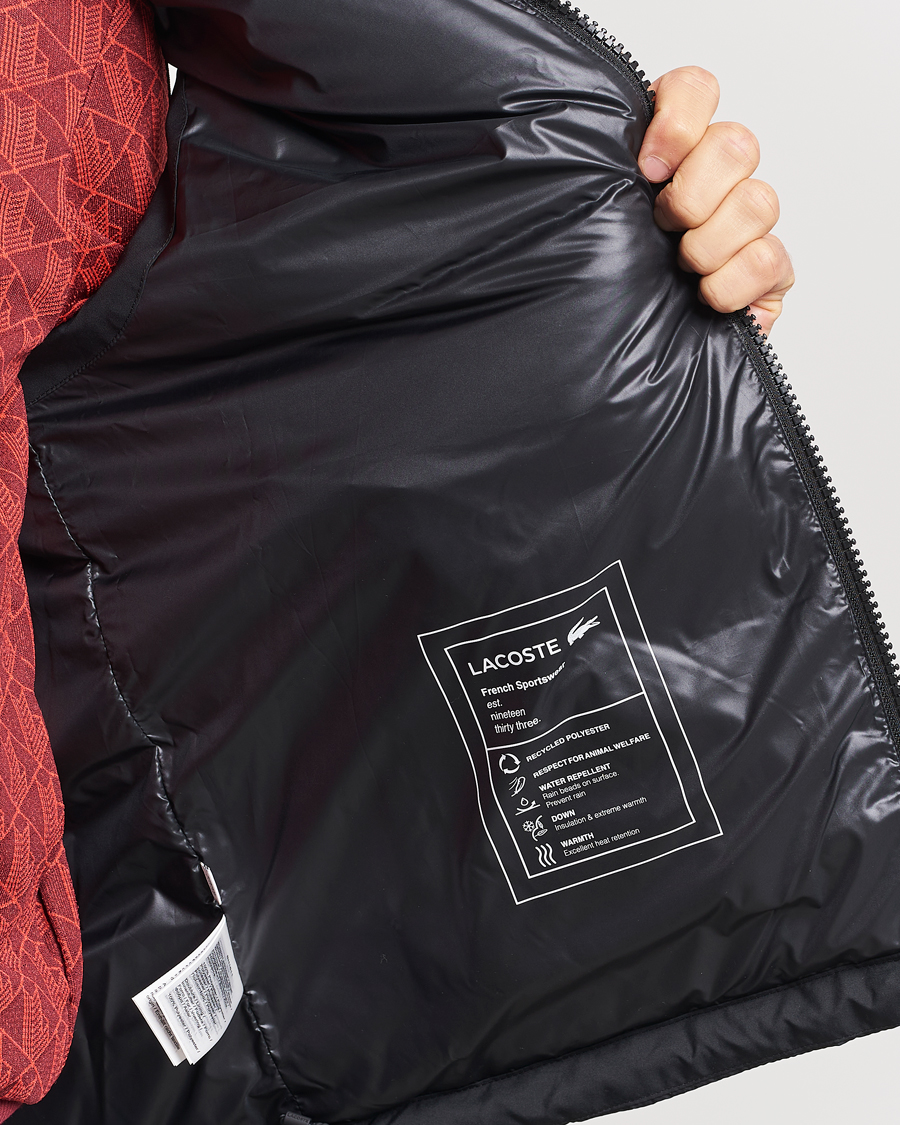 Men | Coats & Jackets | Lacoste | Puffer Down Vest Black