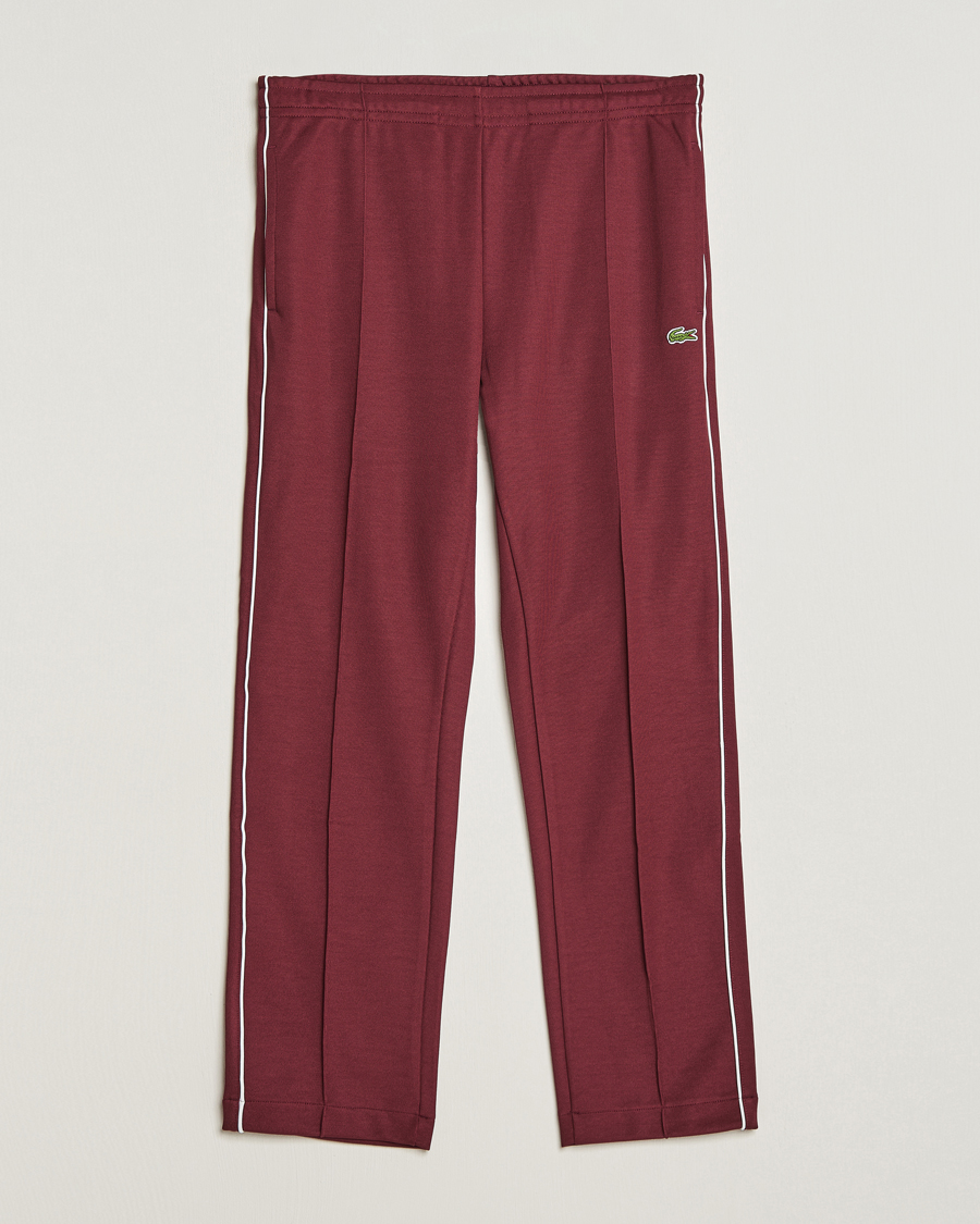Men | Trousers | Lacoste | Trackpants Dark Red