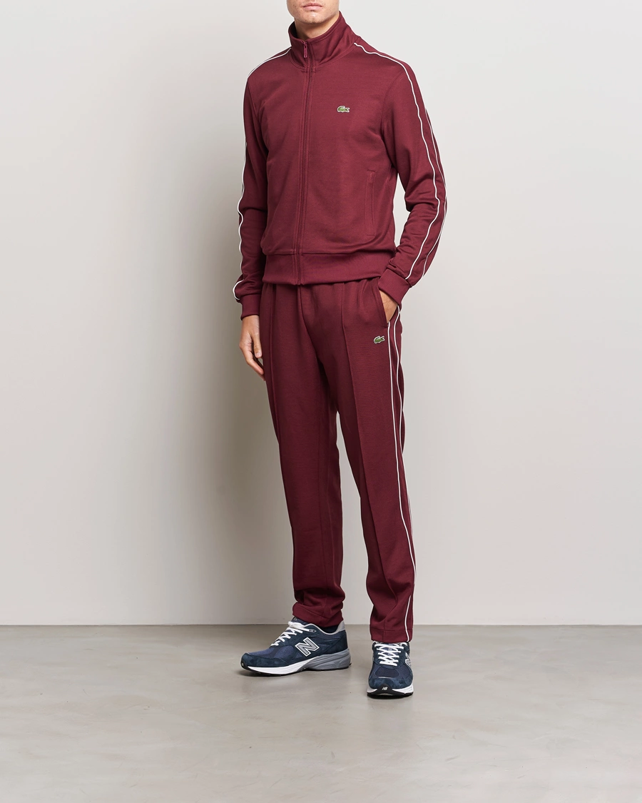 Men | Trousers | Lacoste | Trackpants Dark Red