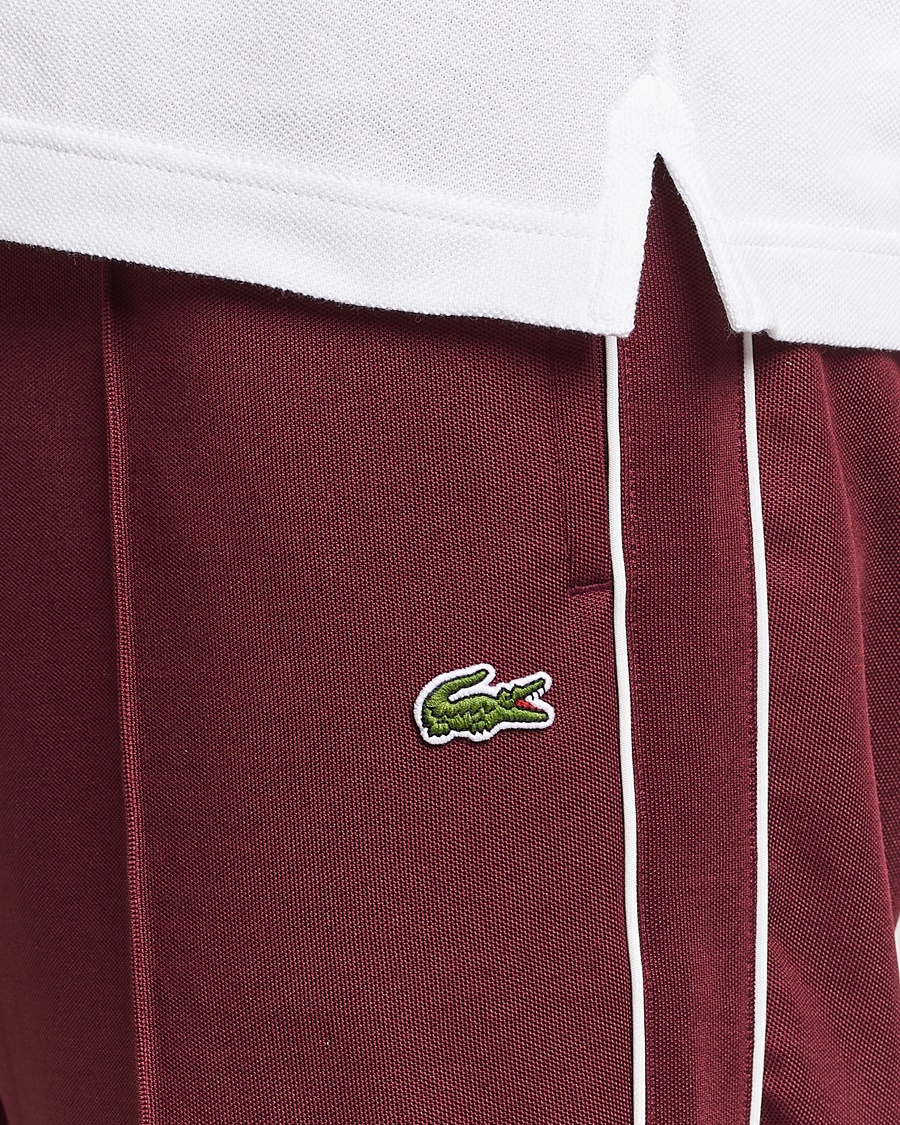 Men | Trousers | Lacoste | Trackpants Dark Red