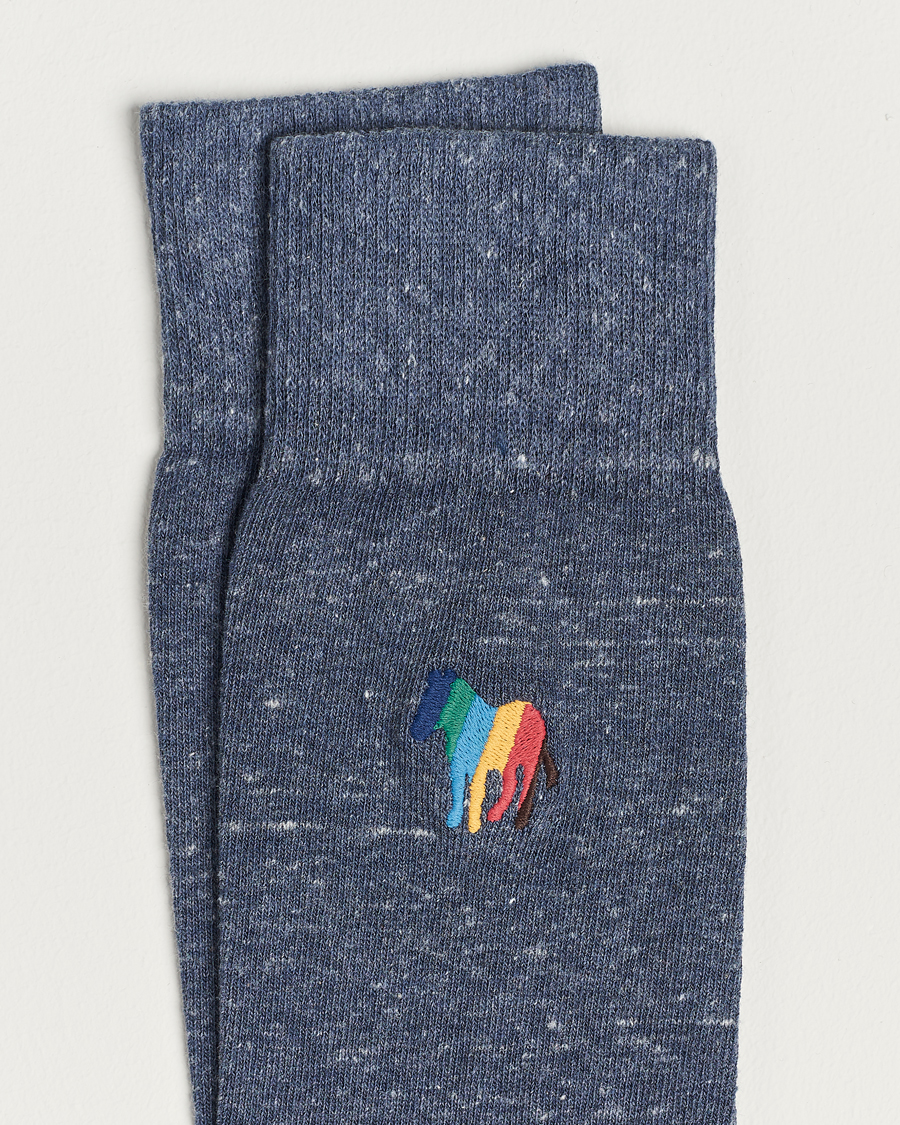 Men | Underwear & Socks | Paul Smith | Bold Zebra Socks Navy
