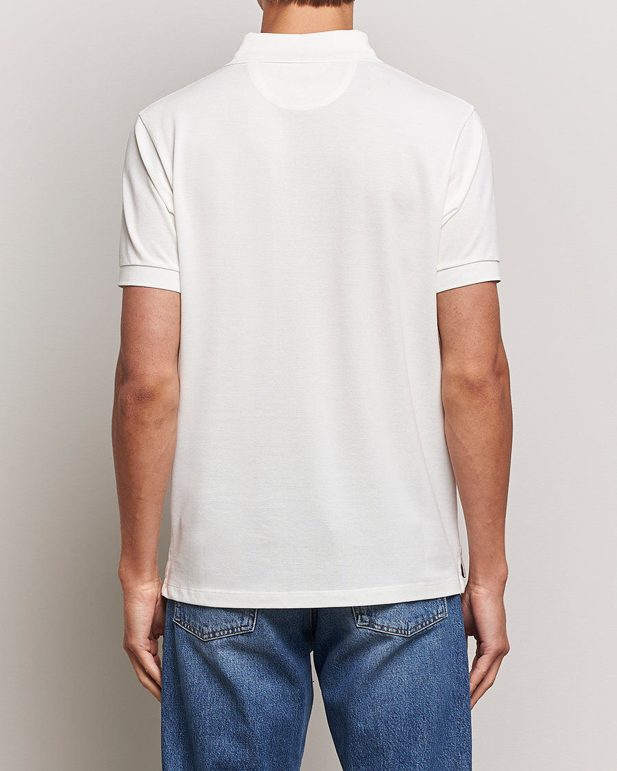 Men | Polo Shirts | Paul Smith | Placket Stripe Polo White