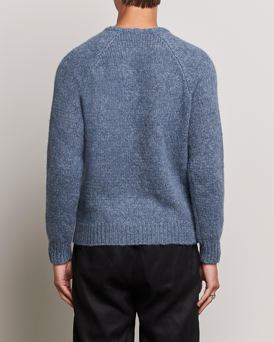 Men | Sweaters & Knitwear | Giorgio Armani | Alpaca Wool Sweater Light Blue