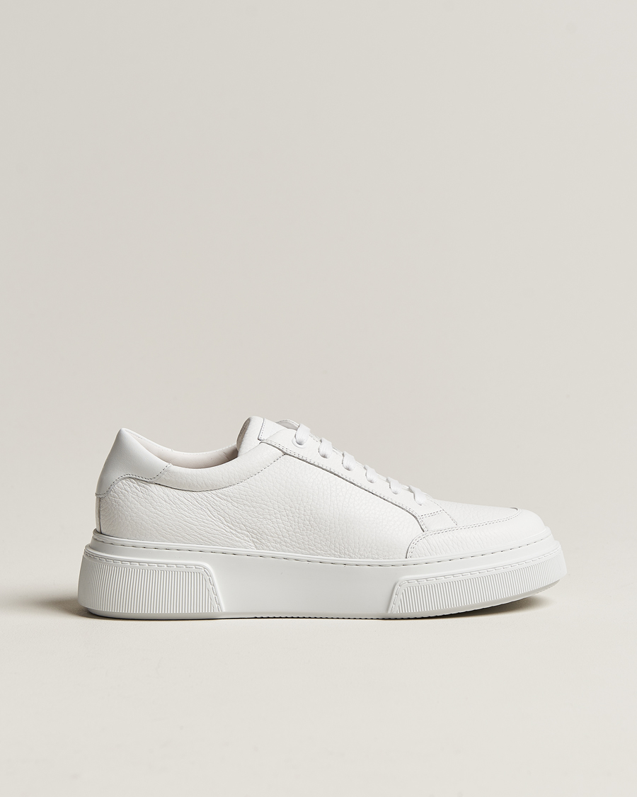 Men | Giorgio Armani Deerskin Sneakers White | Giorgio Armani | Deerskin Sneakers White