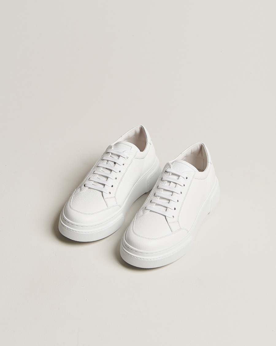 Men | Giorgio Armani Deerskin Sneakers White | Giorgio Armani | Deerskin Sneakers White