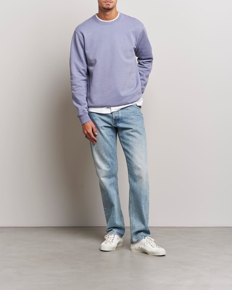 Men | Sweaters & Knitwear | Colorful Standard | Classic Organic Crew Neck Sweat Purple Haze