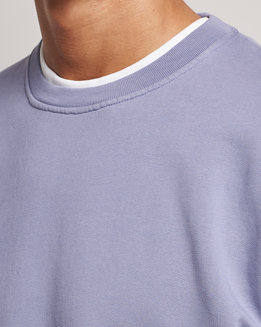 Men | Sweaters & Knitwear | Colorful Standard | Classic Organic Crew Neck Sweat Purple Haze