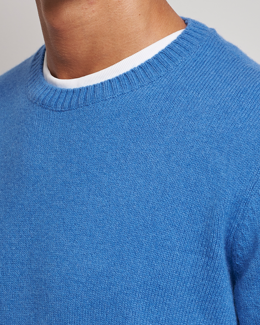 Men | Sweaters & Knitwear | Colorful Standard | Classic Merino Wool Crew Neck Pacific Blue