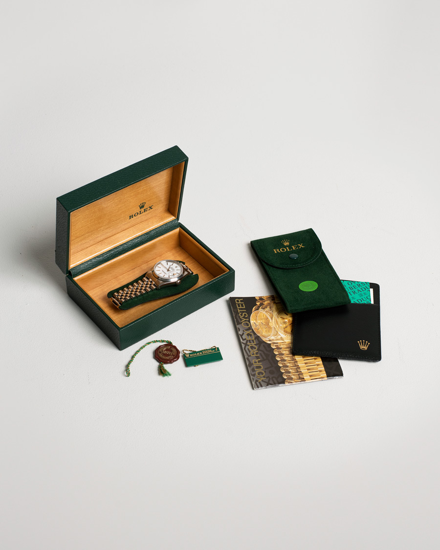 Men | Rolex Pre-Owned Datejust 16200 Oystert Perpetual Steel White Steel White | Rolex Pre-Owned | Datejust 16200 Oystert Perpetual Steel White Steel White