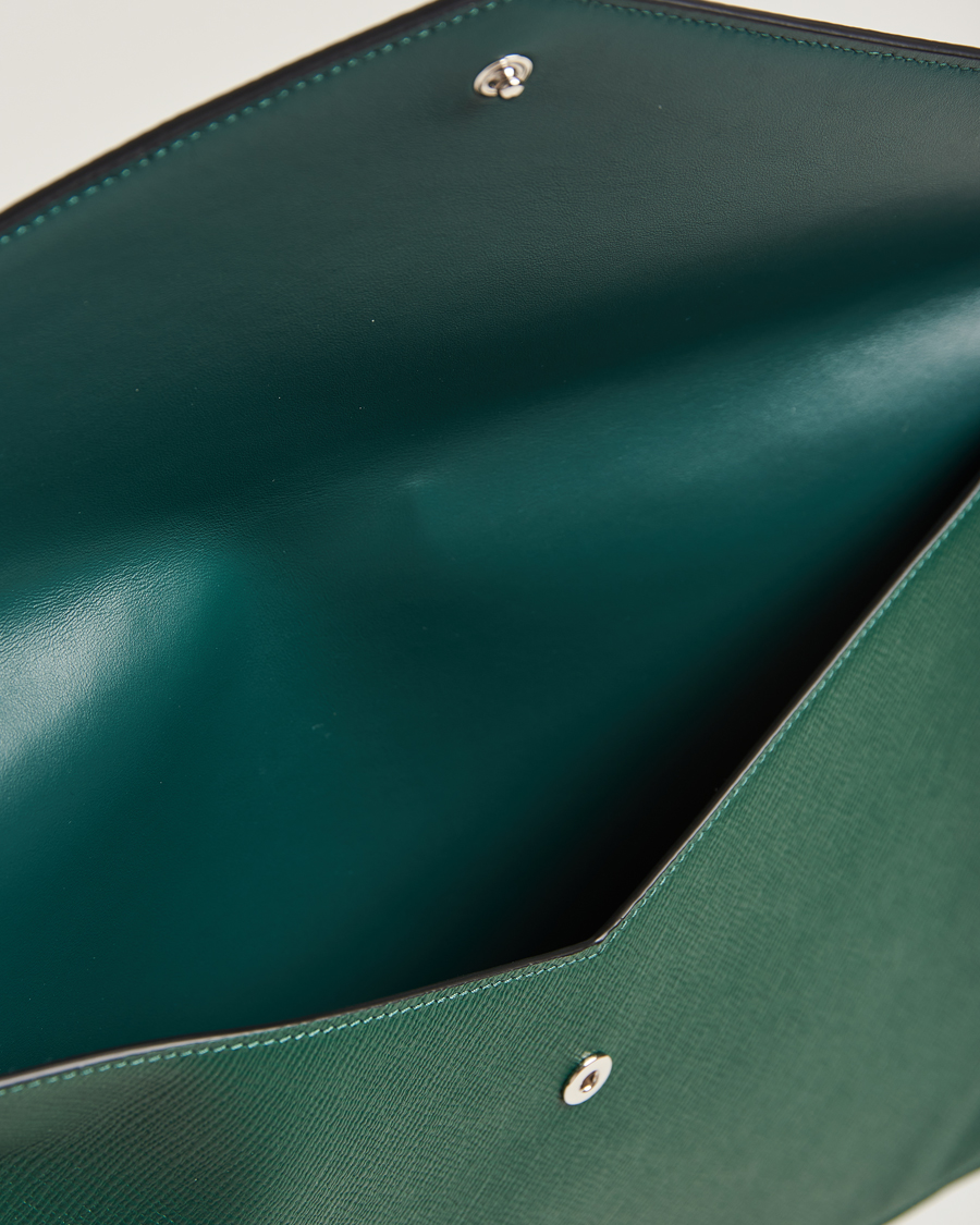 Men | Smythson Panama Large Envelope Portfolio Forest Green | Smythson | Panama Large Envelope Portfolio Forest Green