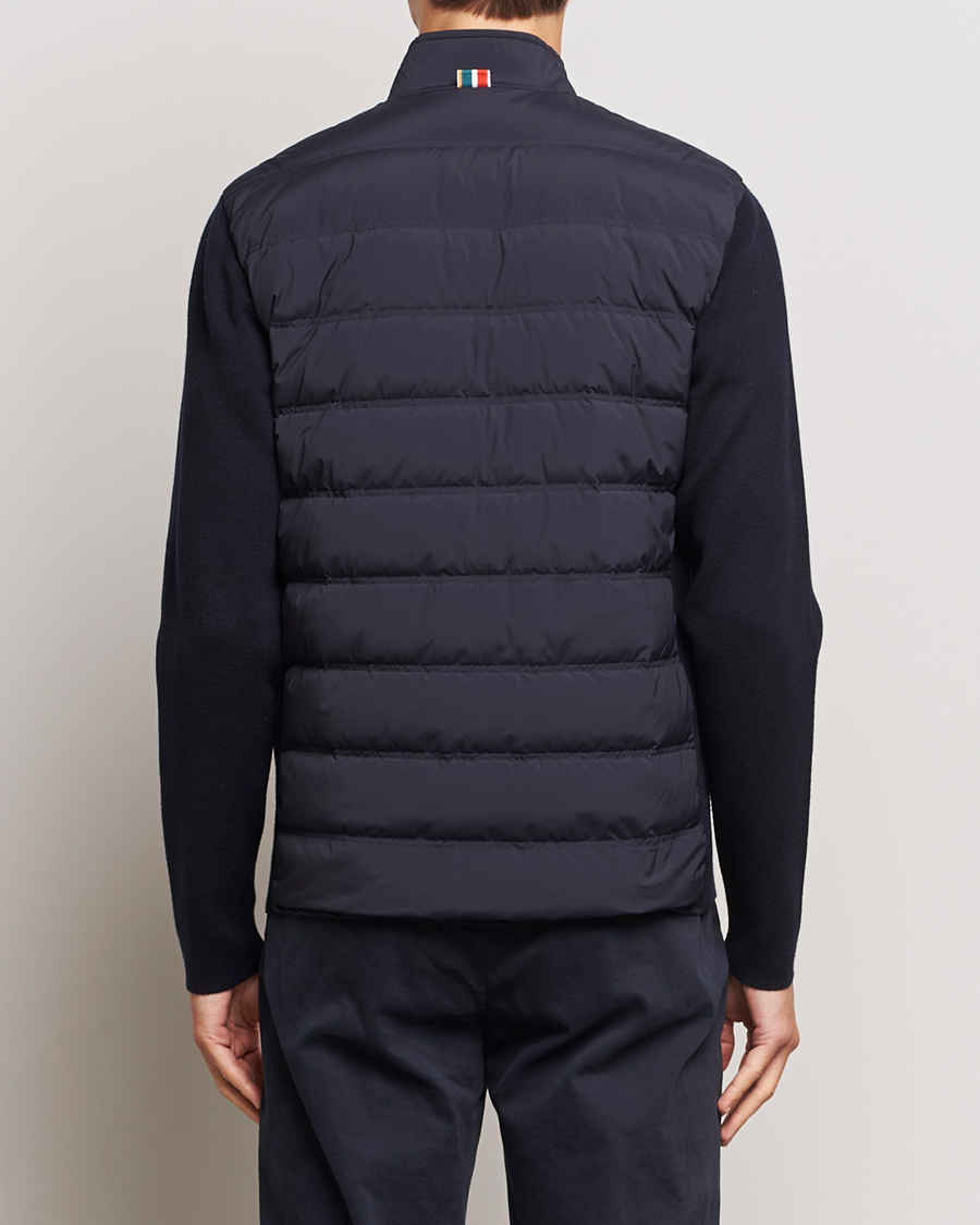 Men | Coats & Jackets | Orlebar Brown | Wallace Hybrid Padded Jacket Night Iris