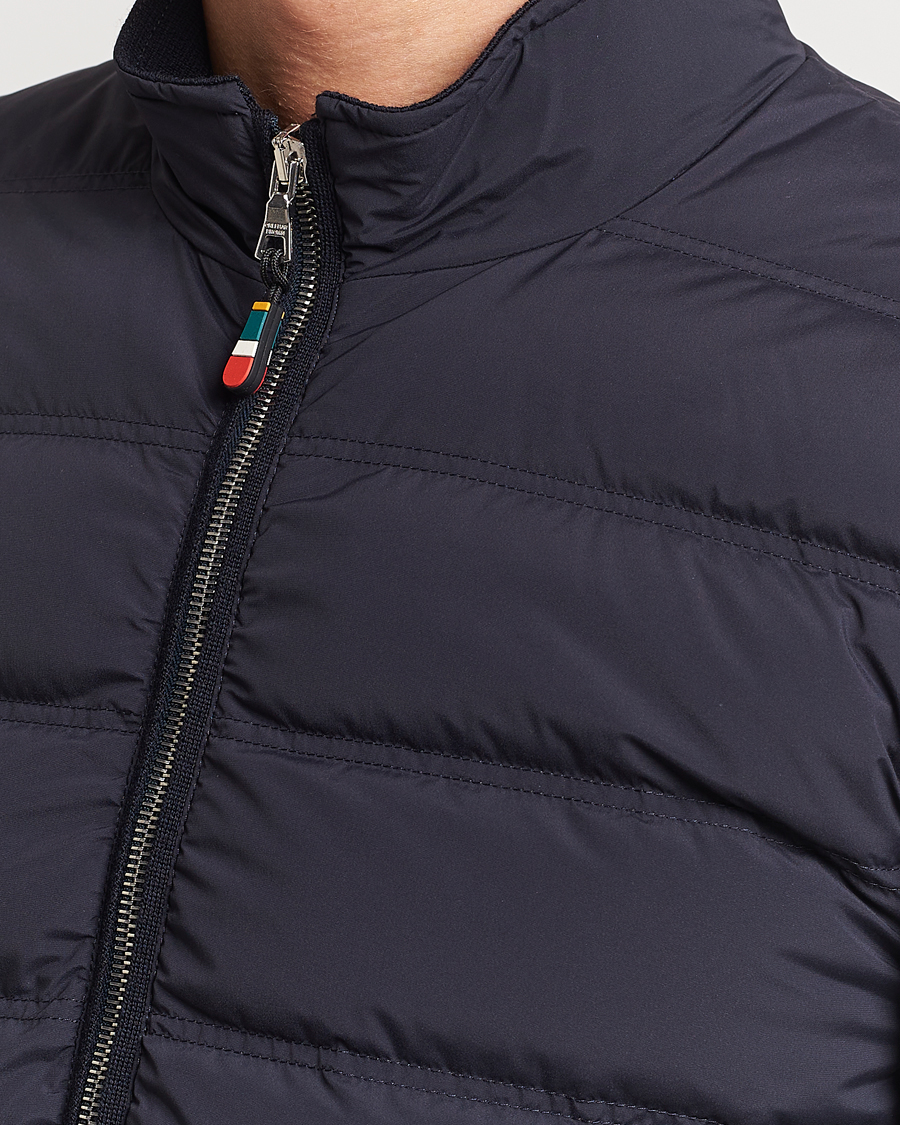 Men | Coats & Jackets | Orlebar Brown | Wallace Hybrid Padded Jacket Night Iris