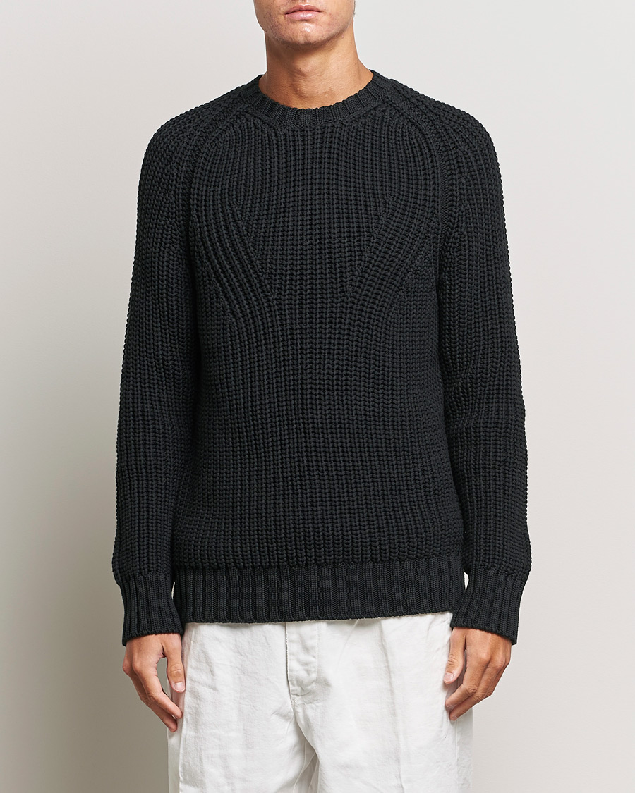 Men | Orlebar Brown | Orlebar Brown | Lipen Cable Sweater Black