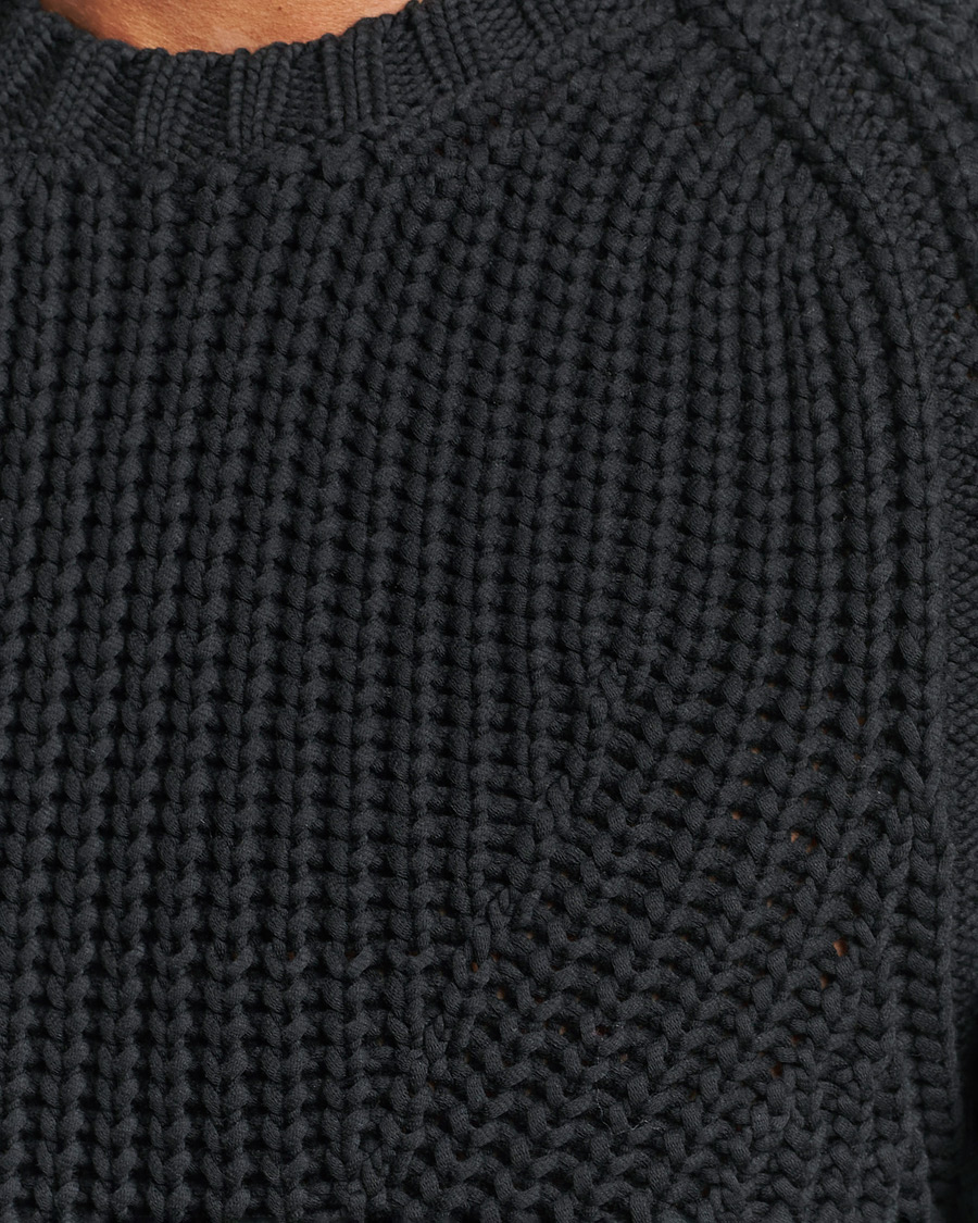 Men | Sweaters & Knitwear | Orlebar Brown | Lipen Cable Sweater Black