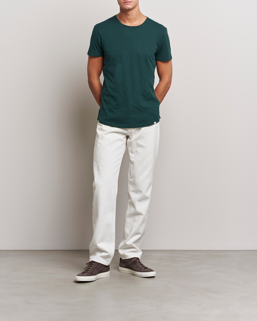 Men | T-Shirts | Orlebar Brown | OB Cotton T-Shirt Dark Sherwood