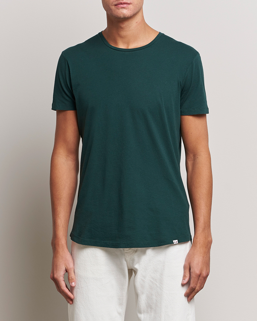 Men |  | Orlebar Brown | OB Cotton T-Shirt Dark Sherwood