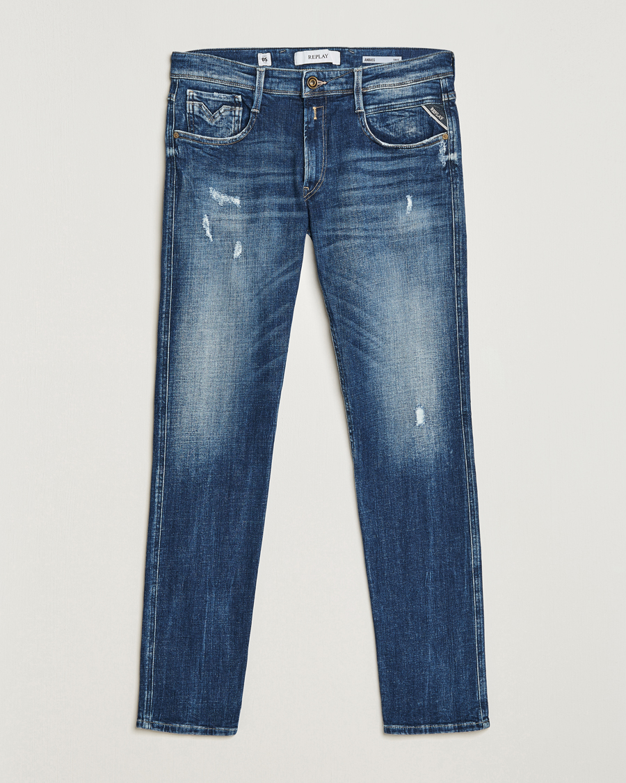 Men | Jeans | Replay | Anbass 5 Years Wash Jeans Dark Blue