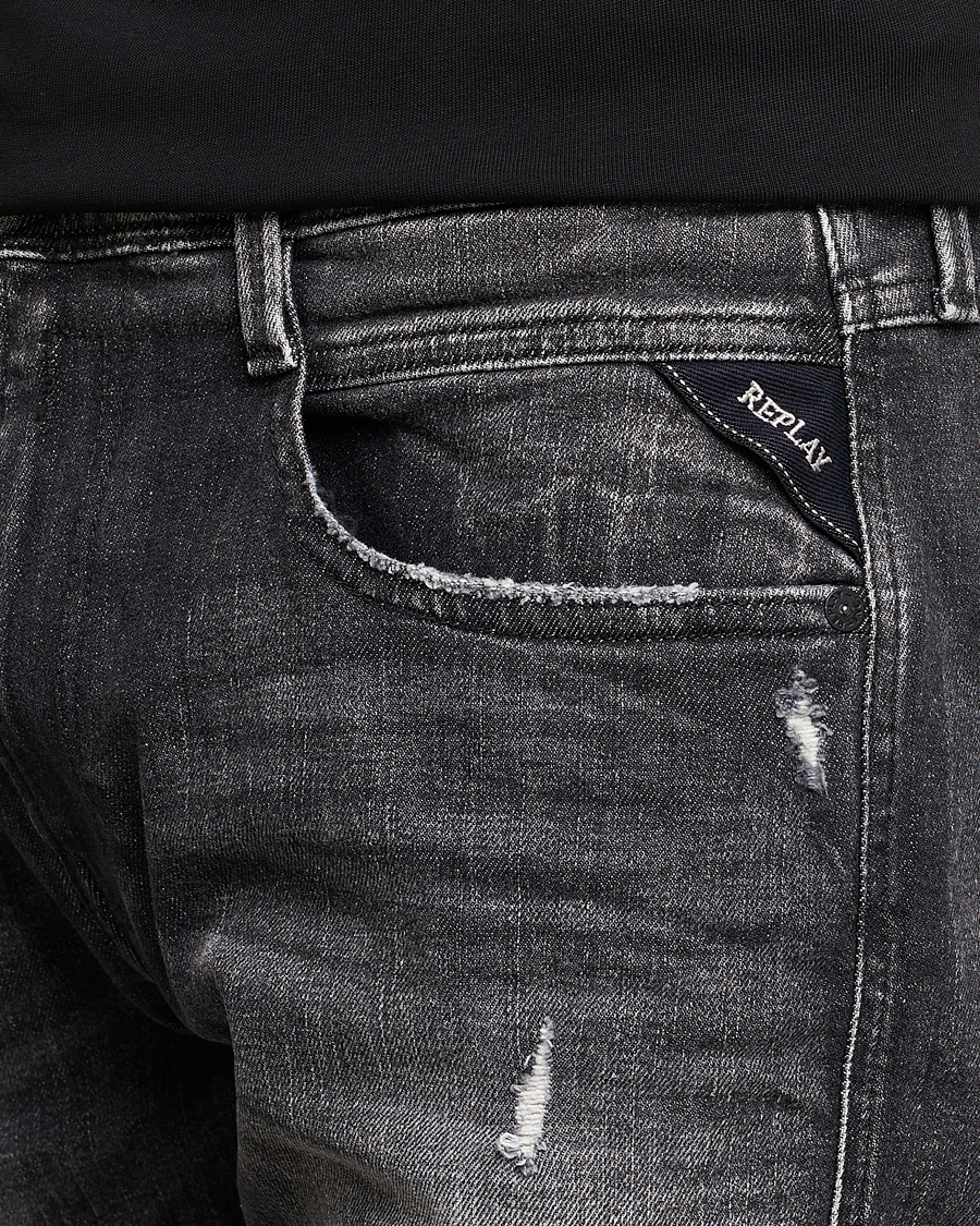 Vurdering indsats specifikation Replay Anbass 5 Years Wash Jeans Grey Black at CareOfCarl.com