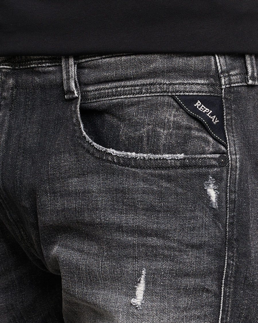 Men | Jeans | Replay | Anbass 5 Years Wash Jeans Grey Black