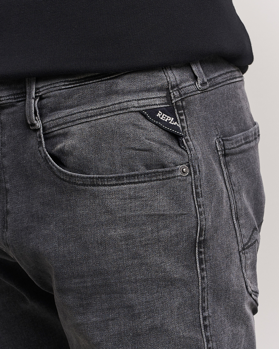 Men | Jeans | Replay | Anbass Hyperflex Re-Used Jeans Washed Grey