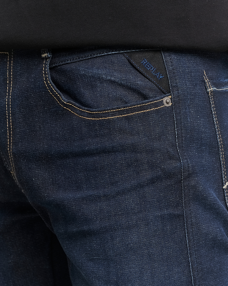 Men | Jeans | Replay | Anbass Hyperflex Re-Used Jeans Dark Blue