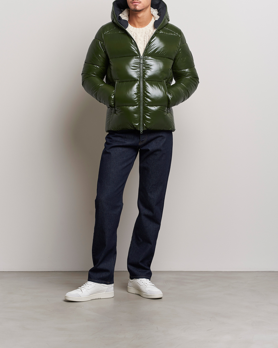Men | Coats & Jackets | Save The Duck | Edgard Padded Puffer Pine Green